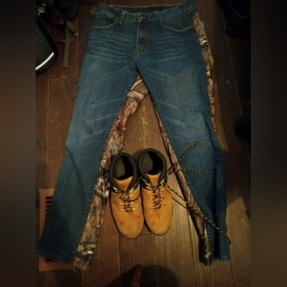 Armani jean and camo jeans size 32